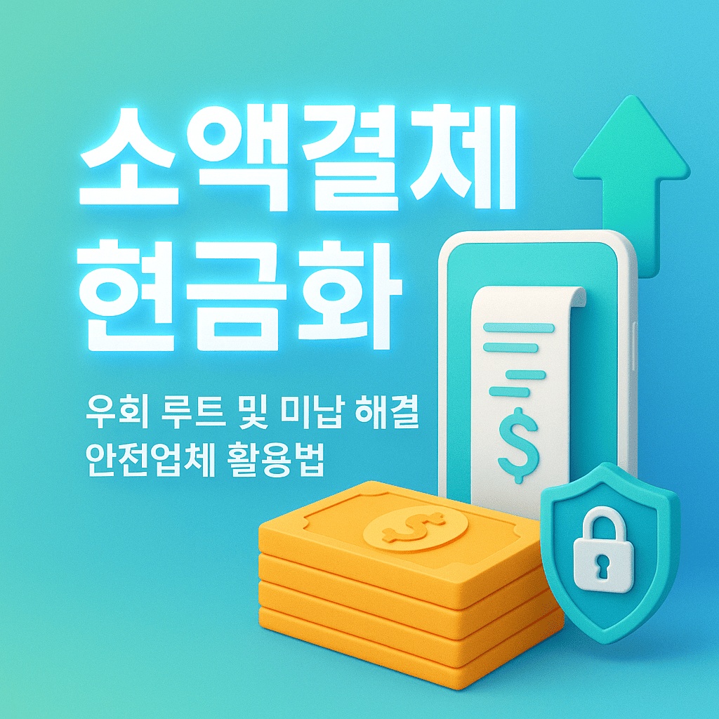 [2025 최신] 소액결제현금화 정책 우회 루트 및 미납 해결 가능한 안전업체 활용법